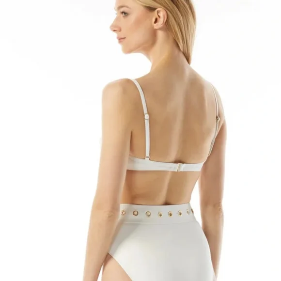 NWT MICHAEL KORS UNDERWIRE BIKINI TOP SIZE XS - Picture 2 of 5